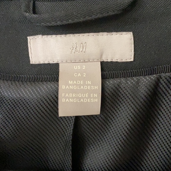 Slim Fitted Black Blazer - Picture 2 of 3